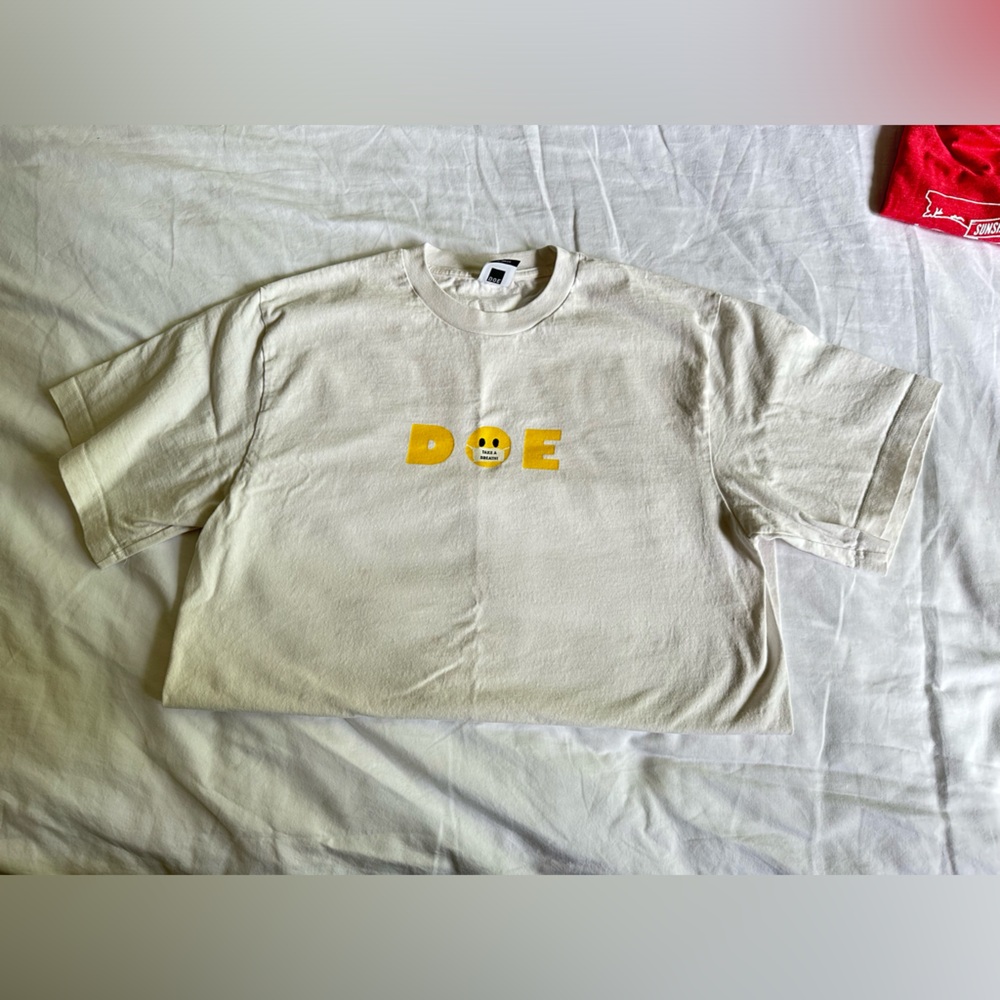 DOE brand, white/cream color